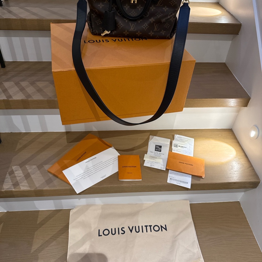 Louis Vuitton Flower Zipped Tote PM Monogram Noir Full Set Exceptional Condition - Picture 6 of 16